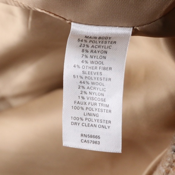 Rachel Parcell Double Breasted Plaid Jacket NWT Tan Iced Coffee Plaid - Picture 10 of 10